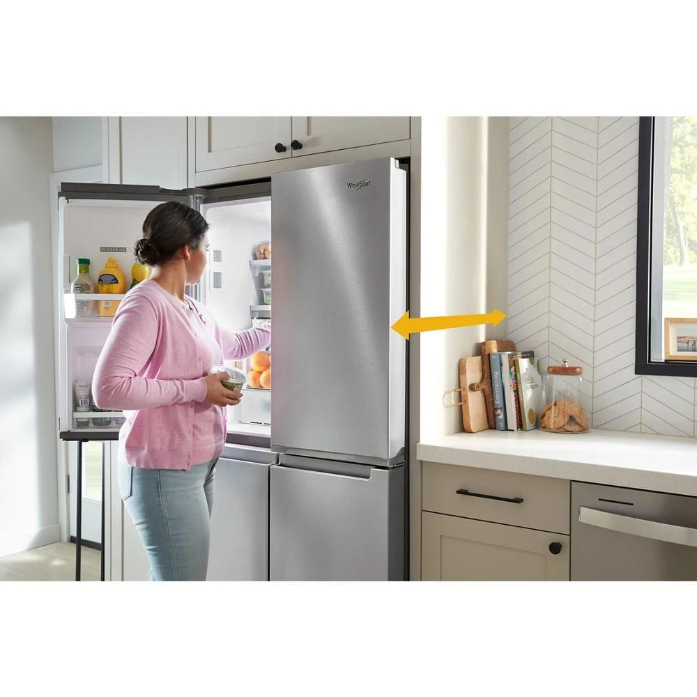 36-Inch Counter Depth 4 Door Refrigerator with Ice Maker in Door WRQC7836RZ