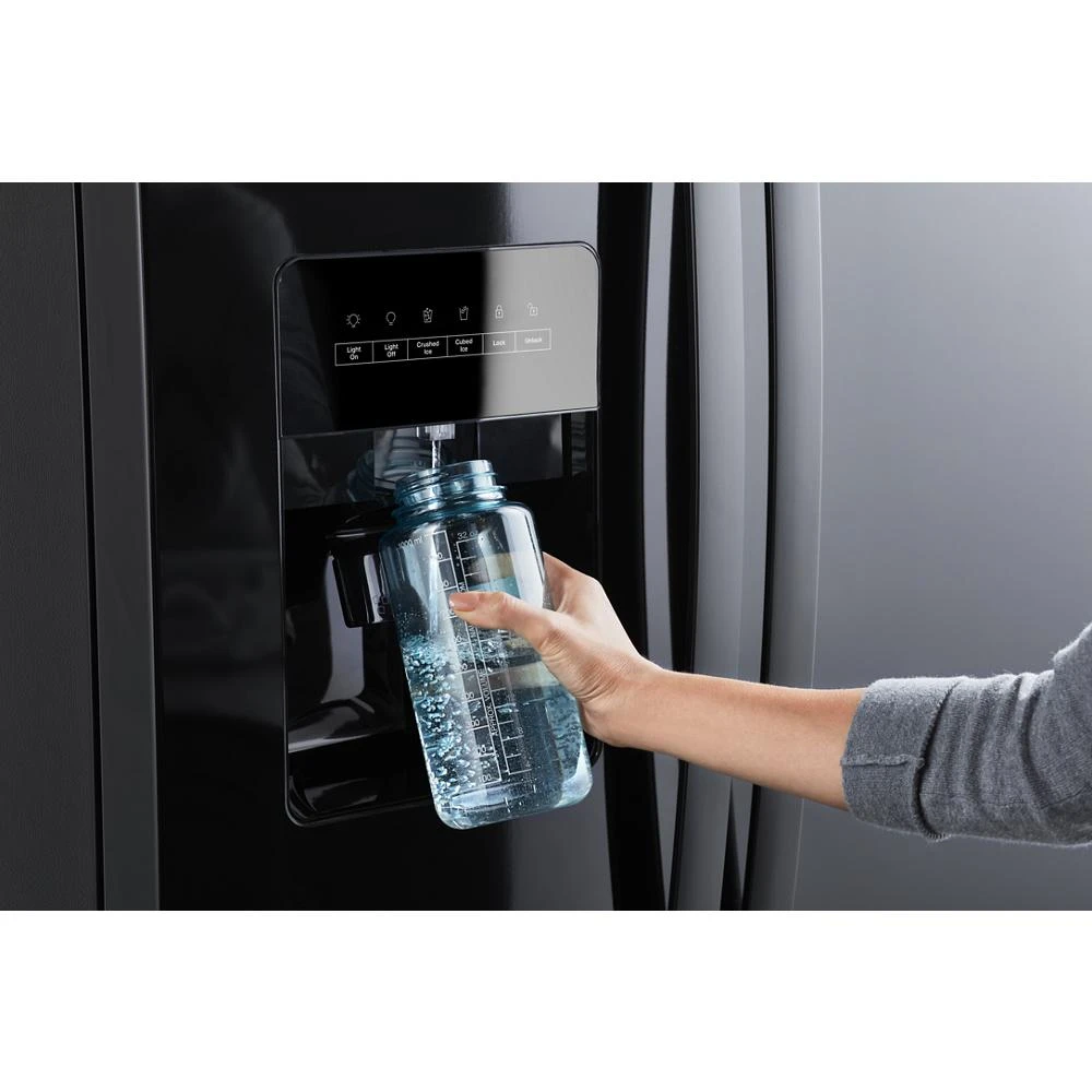 33-inch Wide Side-by-Side Refrigerator - 21 cu. ft. WRS311SDHB