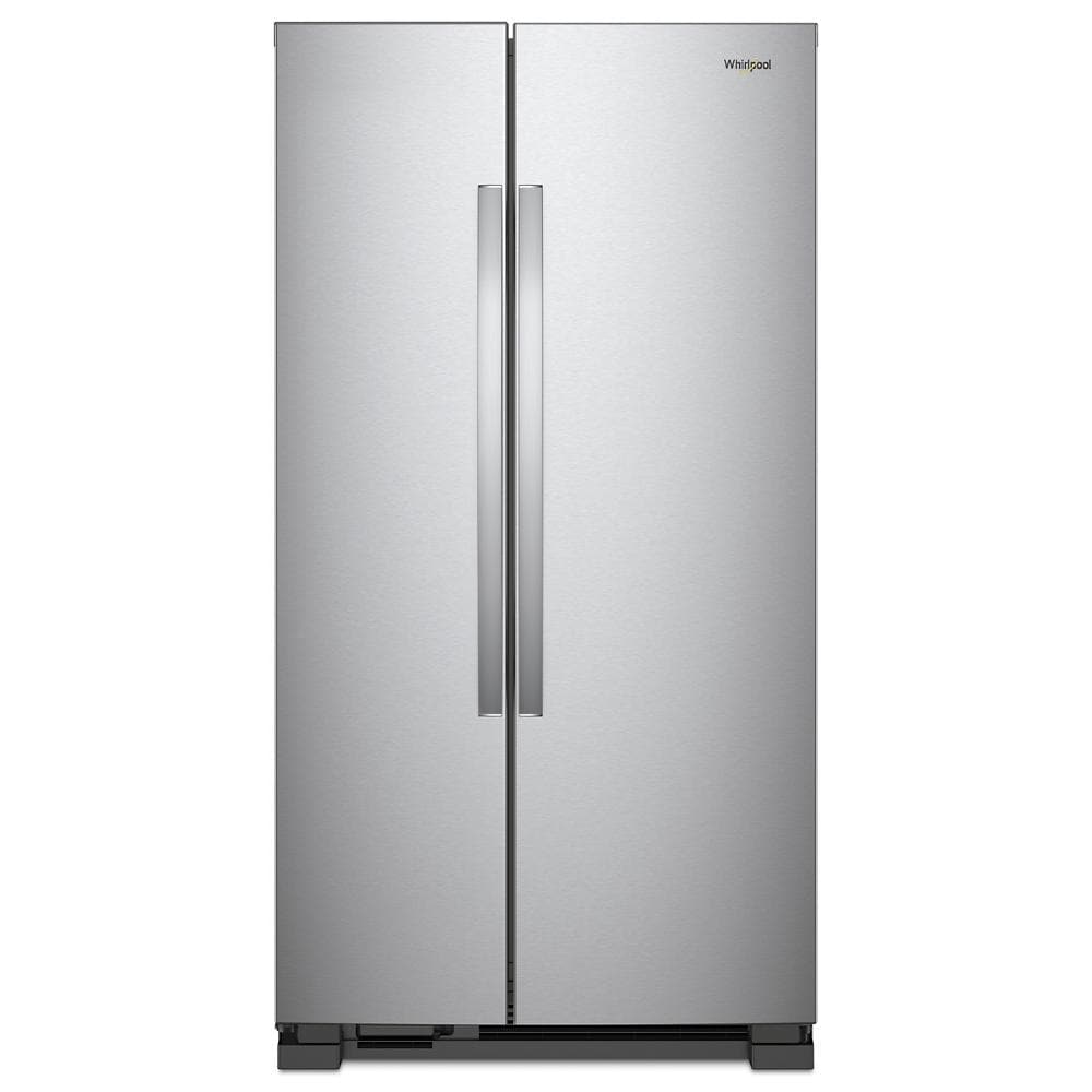 Whirlpool 33-inch Wide Side-by-Side Refrigerator - 22 cu. ft. Fingerprint-Resistant Stainless Finish WRS312SNHM Picture 1