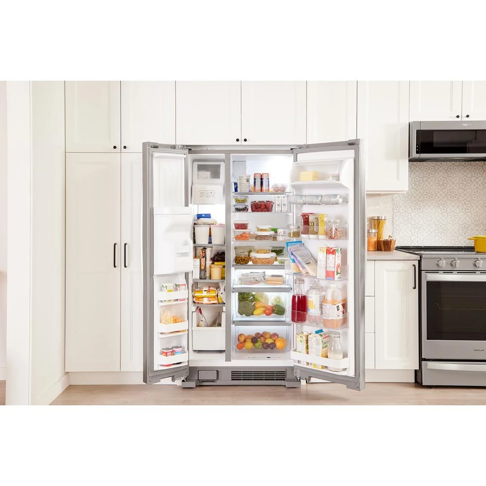 33-inch Wide Side-by-Side Refrigerator - 22 cu. ft. WRS312SNHM