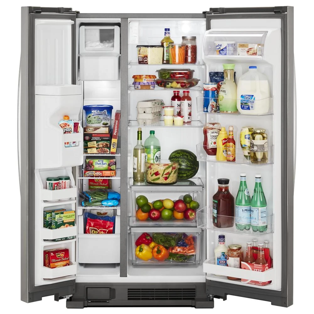 36-inch Wide Side-by-Side Refrigerator - 24 cu. ft. WRS315SDHM