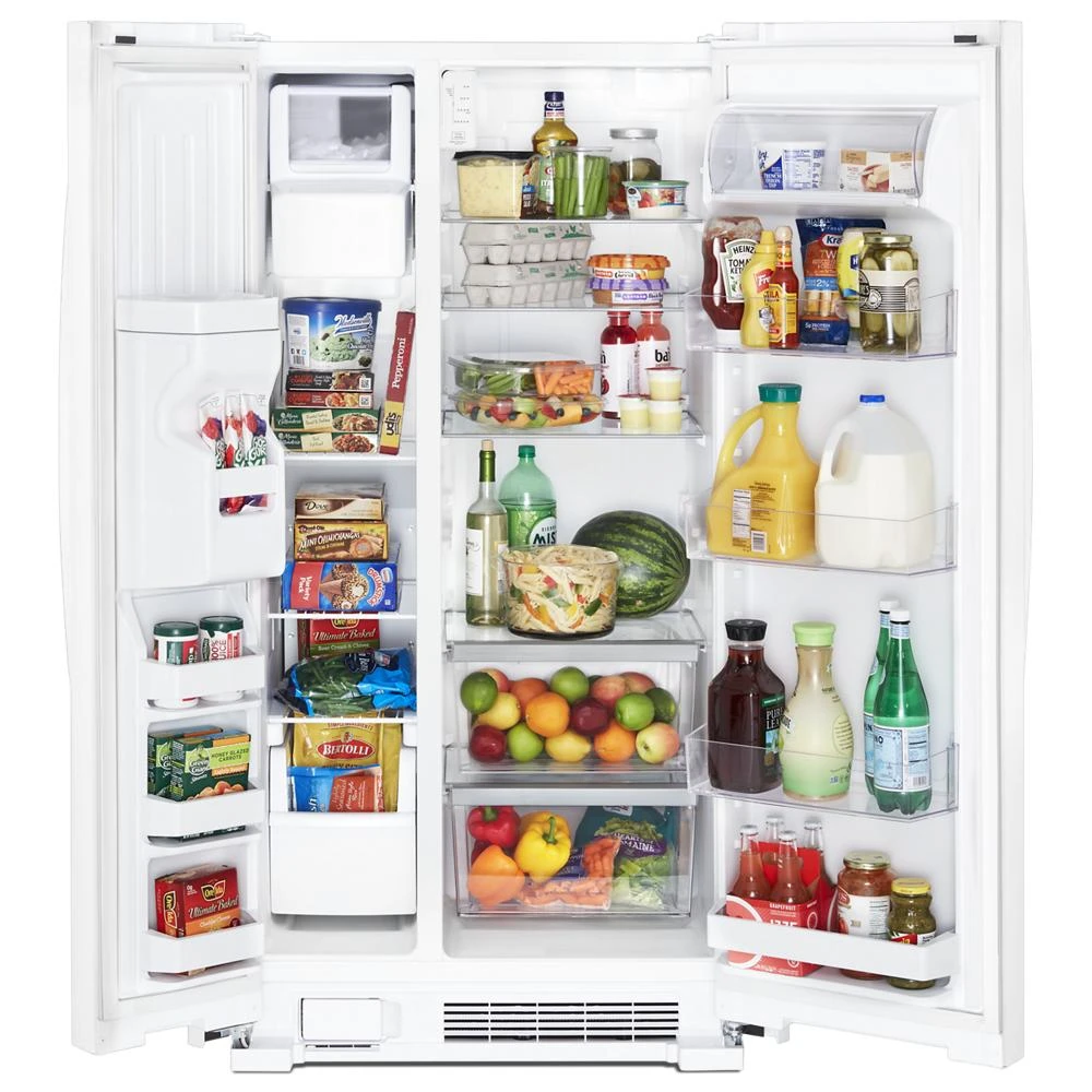 36-inch Wide Side-by-Side Refrigerator - 24 cu. ft. WRS315SDHW