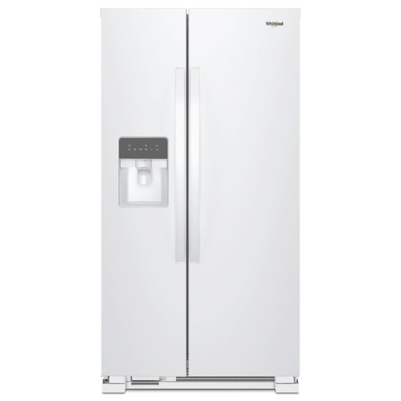 Whirlpool 36-inch Wide Side-by-Side Refrigerator - 24 cu. ft. White WRS315SDHW Picture 1