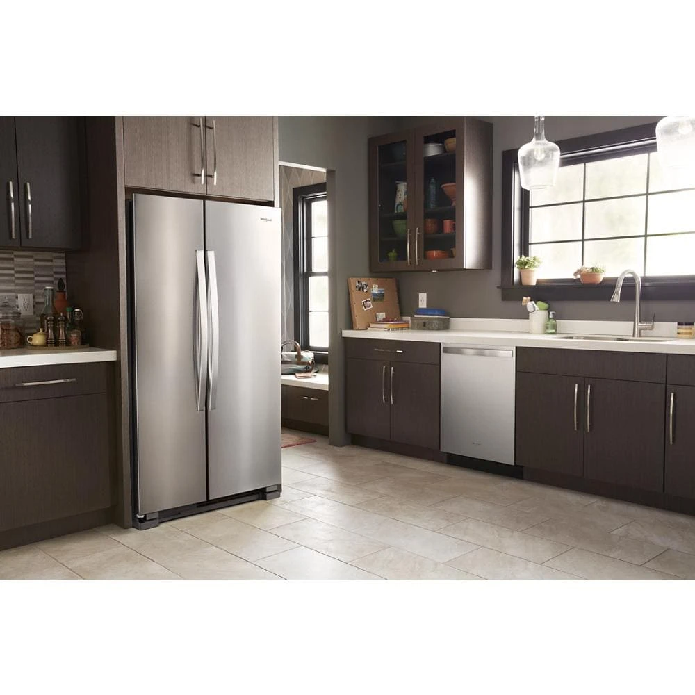 36-inch Wide Side-by-Side Refrigerator - 25 cu. ft. WRS315SNHM