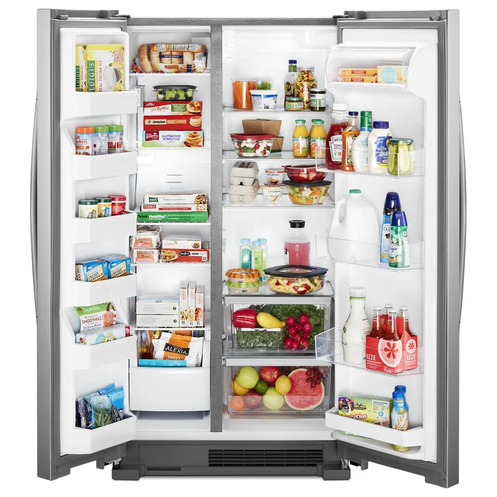 36-inch Wide Side-by-Side Refrigerator - 25 cu. ft. WRS315SNHM