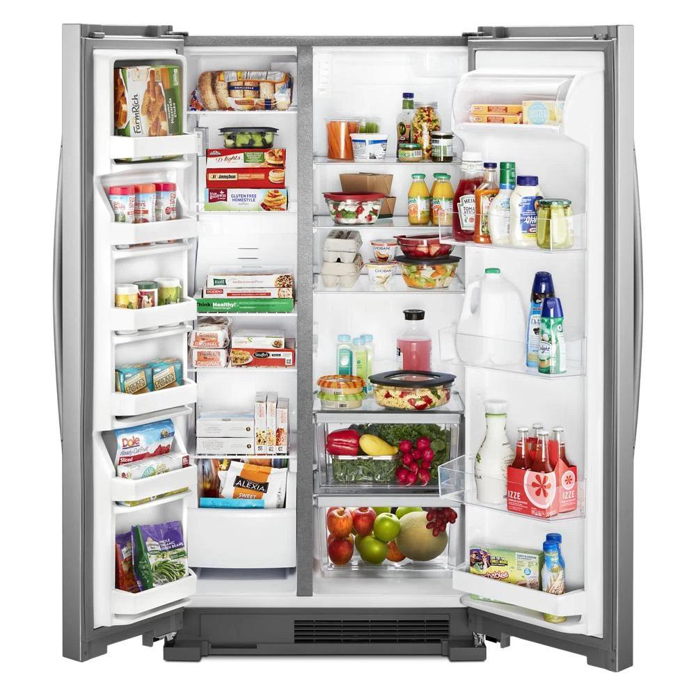 36-inch Wide Side-by-Side Refrigerator - 25 cu. ft. WRS315SNHM
