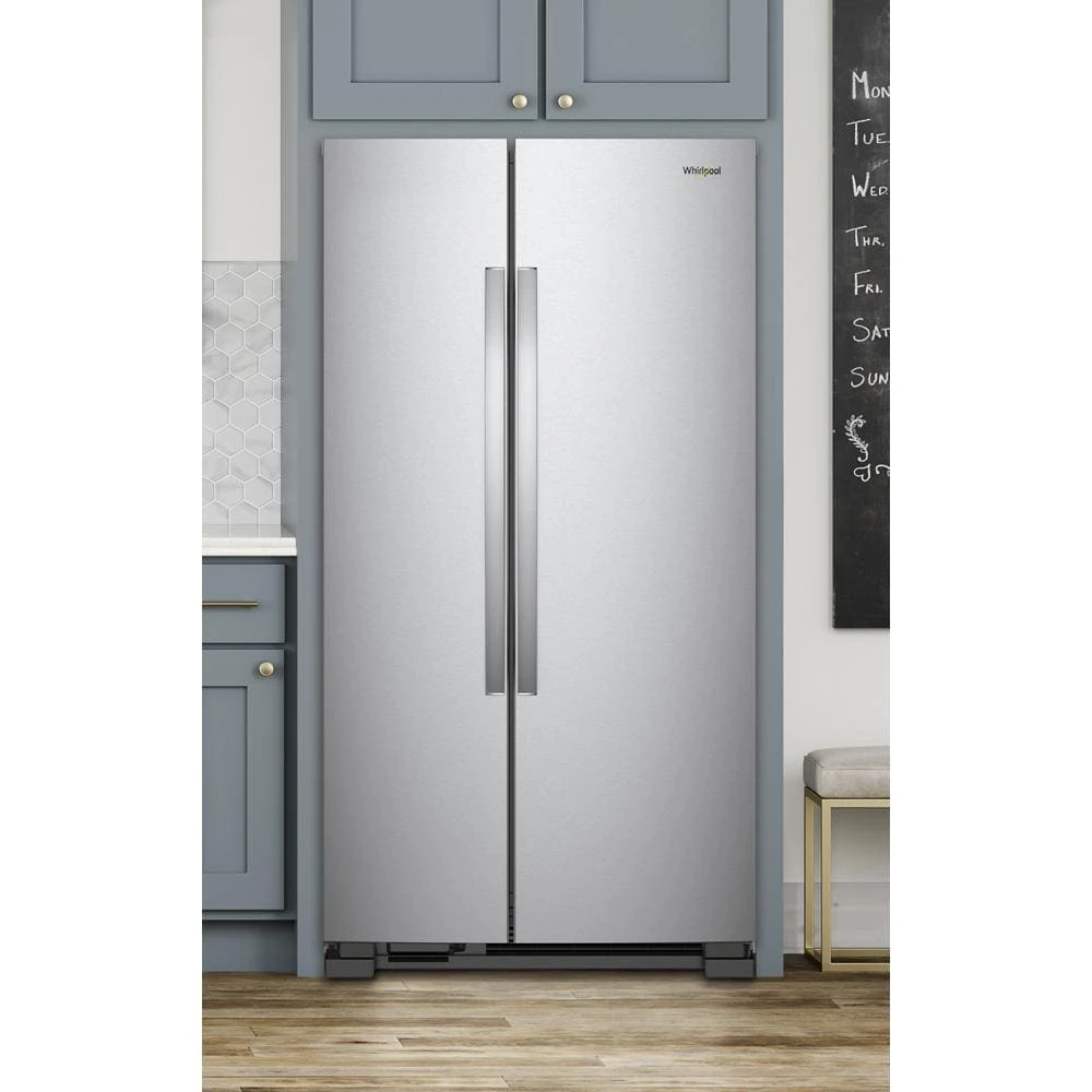 36-inch Wide Side-by-Side Refrigerator - 25 cu. ft. WRS315SNHM