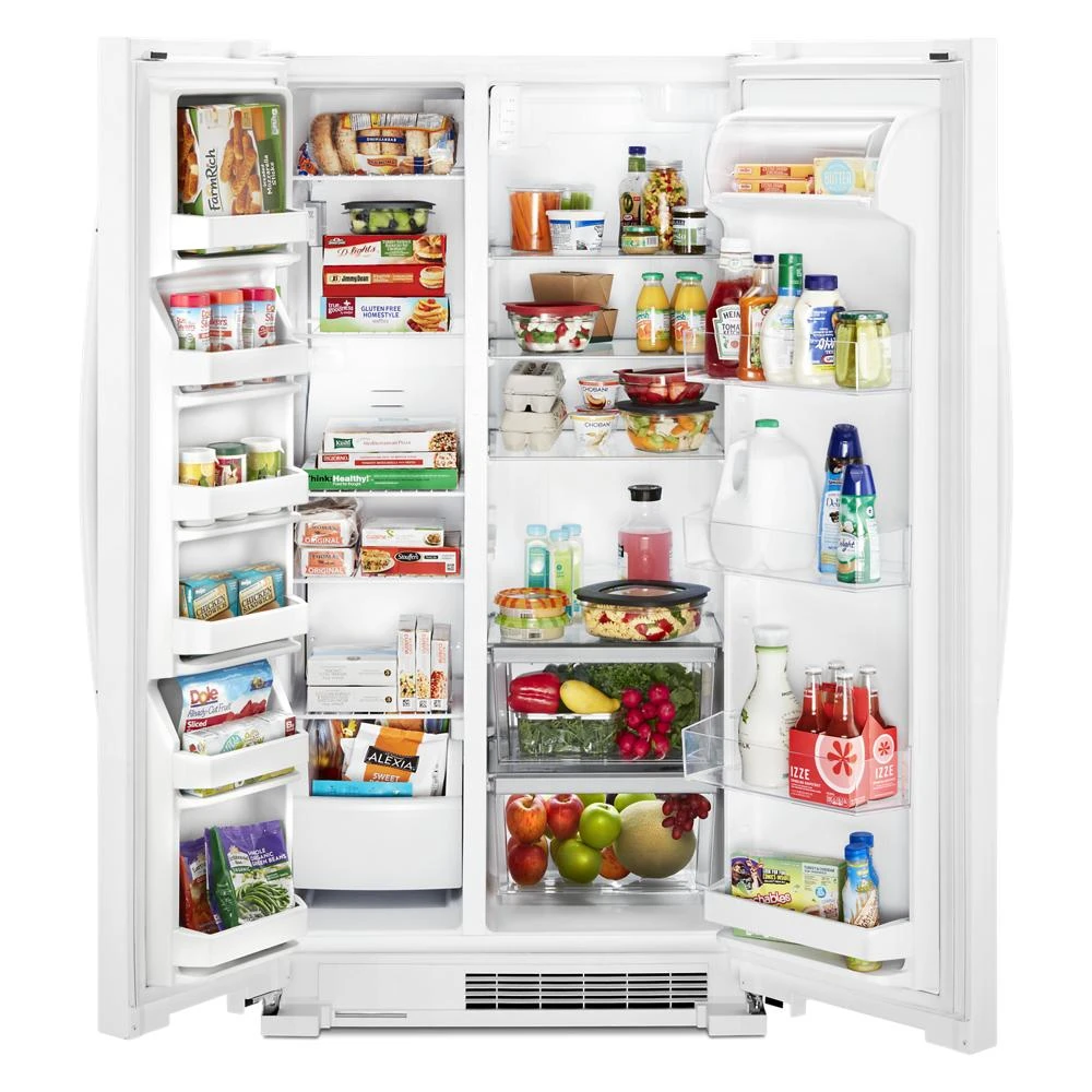 36-inch Wide Side-by-Side Refrigerator - 25 cu. ft. WRS315SNHW