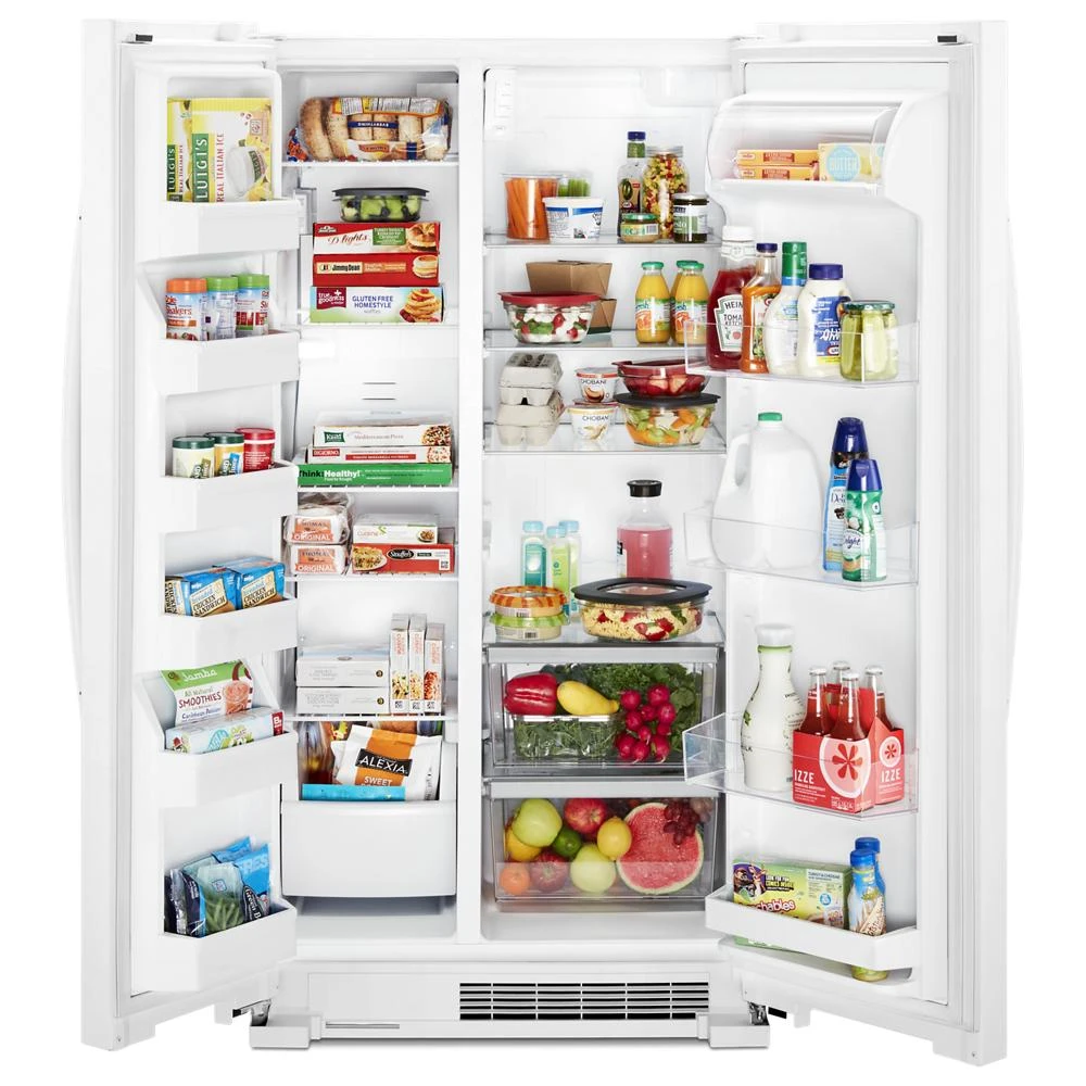 36-inch Wide Side-by-Side Refrigerator - 25 cu. ft. WRS315SNHW