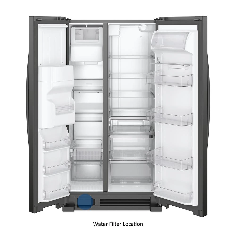 33-inch Wide Side-by-Side Refrigerator - 21 cu. ft. WRS321SDHB