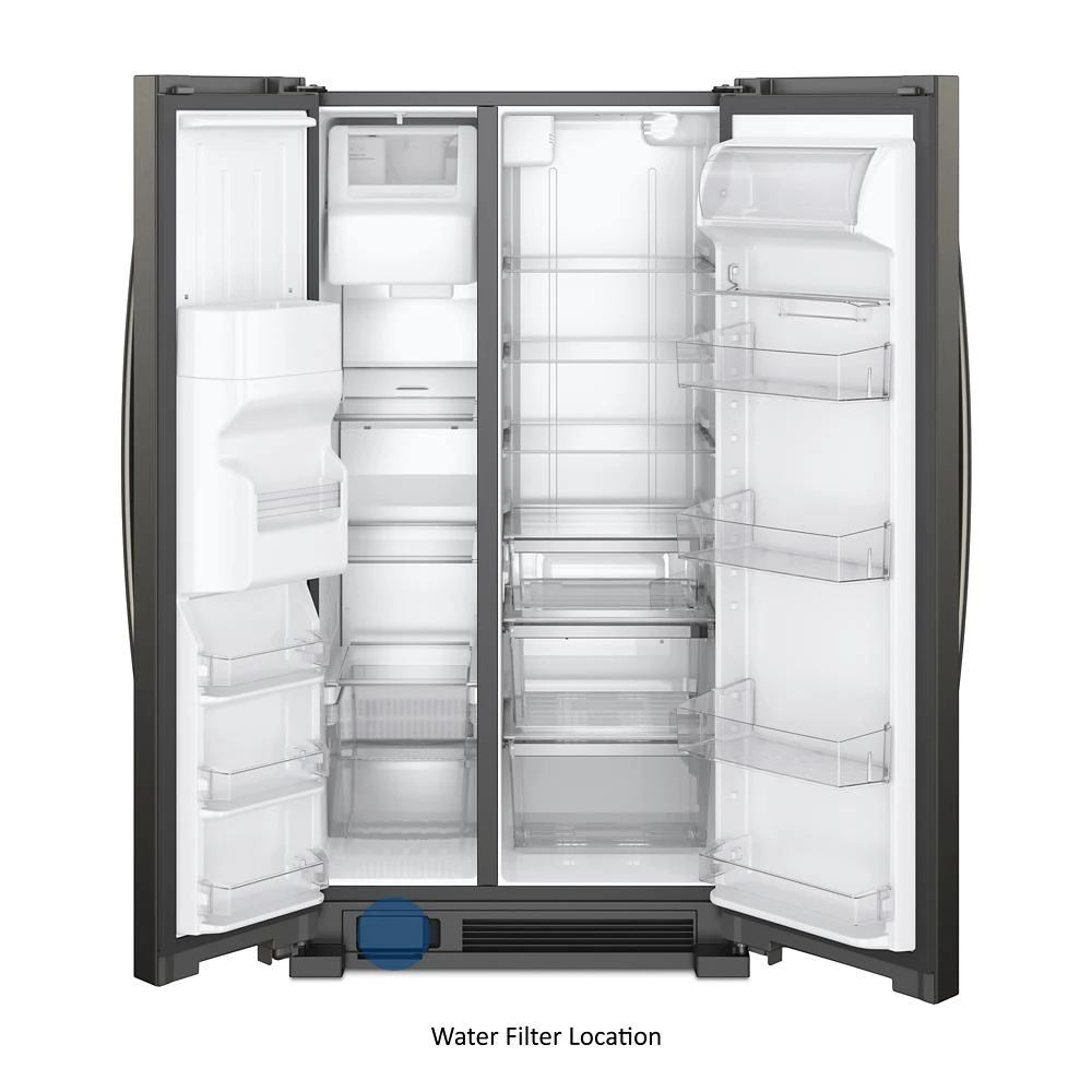 36-inch Wide Side-by-Side Refrigerator - 25 cu. ft. WRS325SDHV