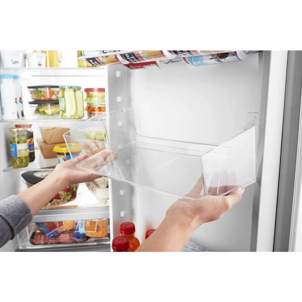 36-inch Wide Side-by-Side Refrigerator - 25 cu. ft. WRS325SDHW