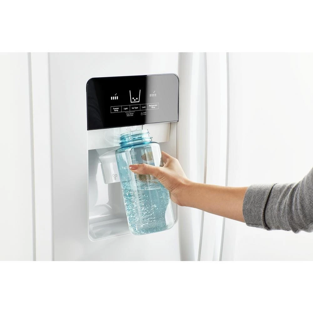 33-inch Wide Side-by-Side Refrigerator - 21 cu. ft. WRS331SDHW