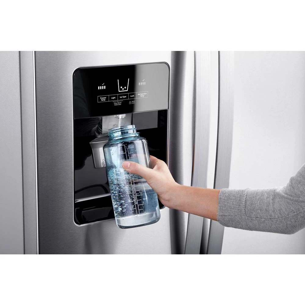 36-inch Wide Side-by-Side Refrigerator - 25 cu. ft. WRS335SDHM