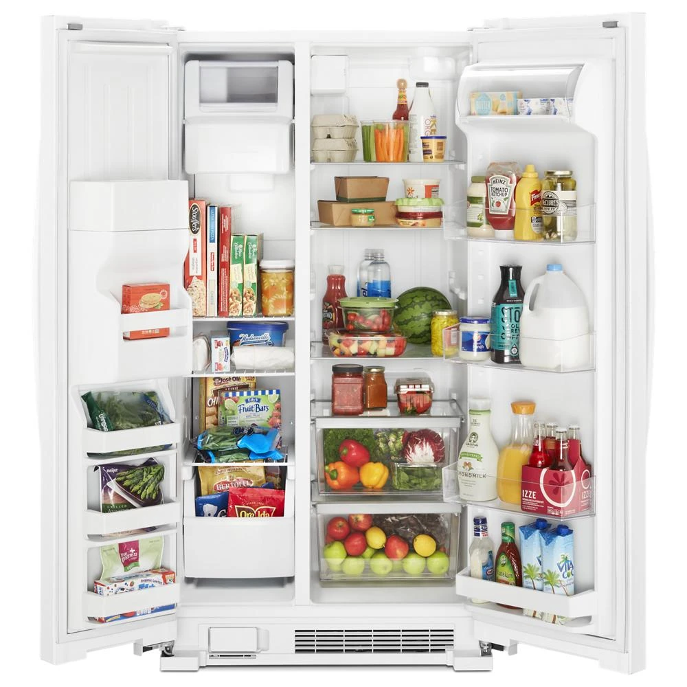 36-inch Wide Side-by-Side Refrigerator - 25 cu. ft. WRS335SDHW