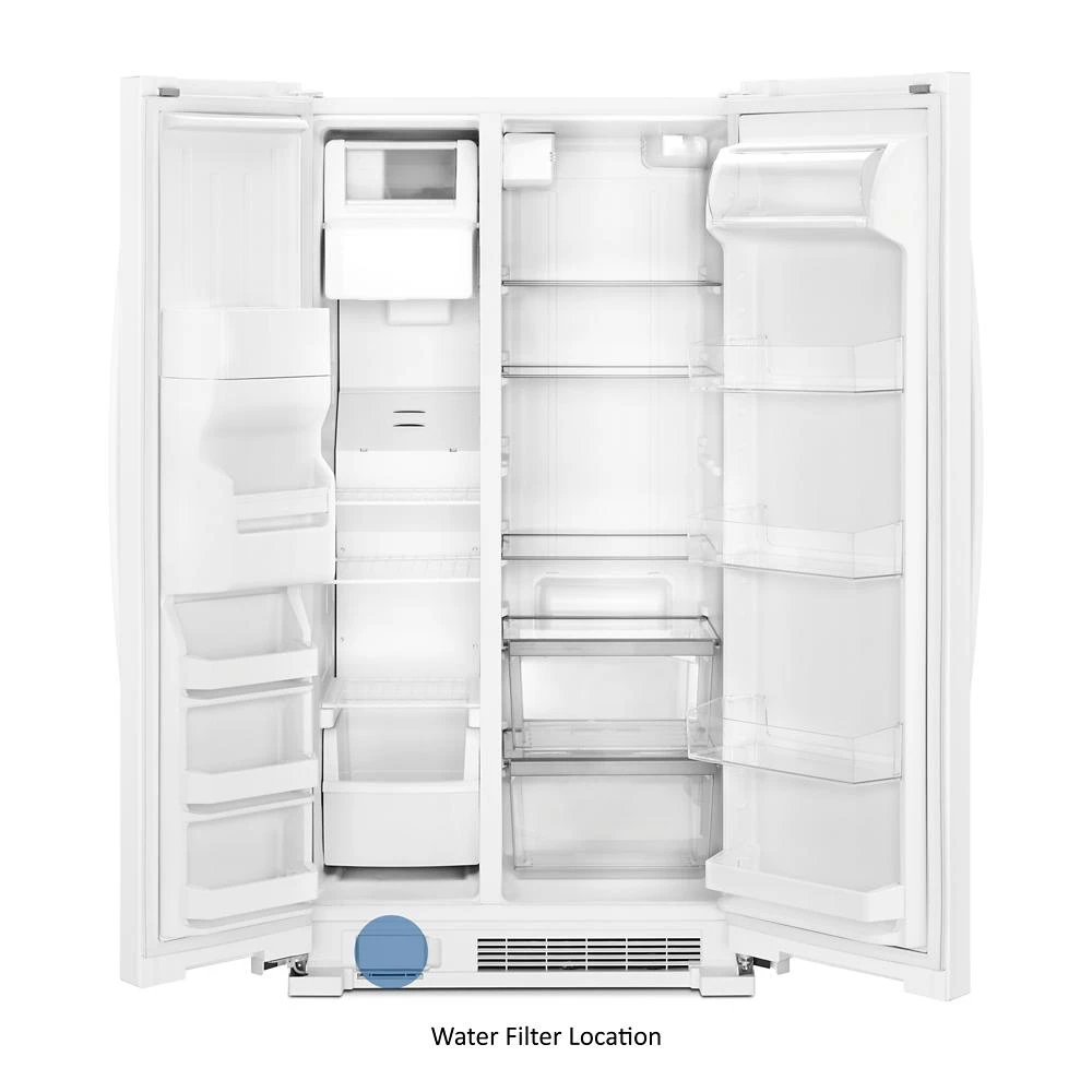 36-inch Wide Side-by-Side Refrigerator - 25 cu. ft. WRS335SDHW