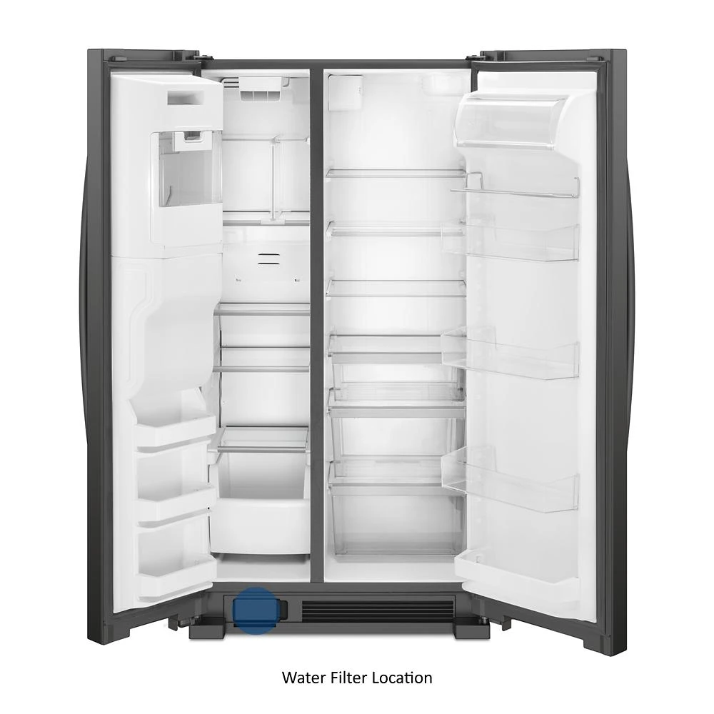 36-inch Wide Side-by-Side Refrigerator - 25 cu. ft. WRS555SIHB