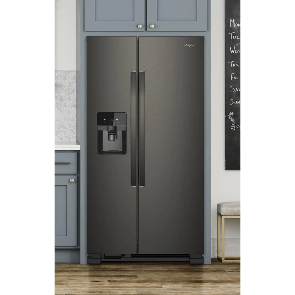 36-inch Wide Side-by-Side Refrigerator - 25 cu. ft. WRS555SIHV