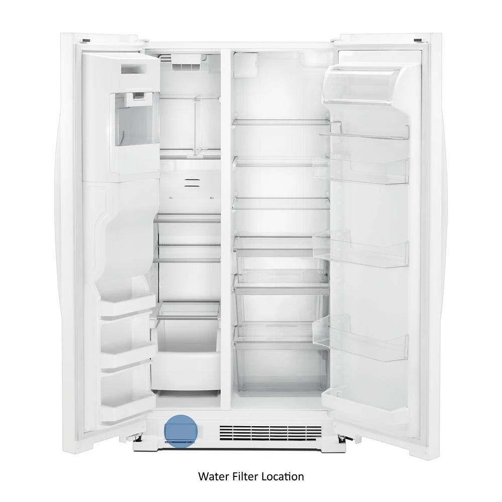 36-inch Wide Side-by-Side Refrigerator - 25 cu. ft. WRS555SIHW