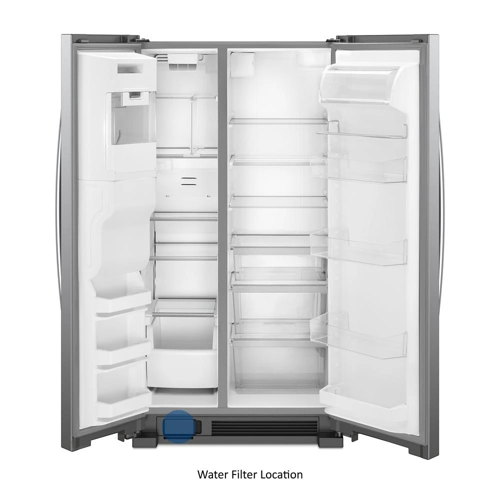 36-inch Wide Side-by-Side Refrigerator - 25 cu. ft. WRS555SIHZ
