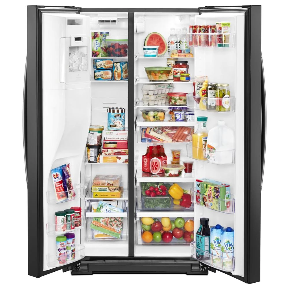 36-inch Wide Counter Depth Side-by-Side Refrigerator - 21 cu. ft. WRS571CIHB