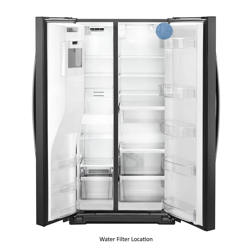 36-inch Wide Counter Depth Side-by-Side Refrigerator - 21 cu. ft. WRS571CIHB