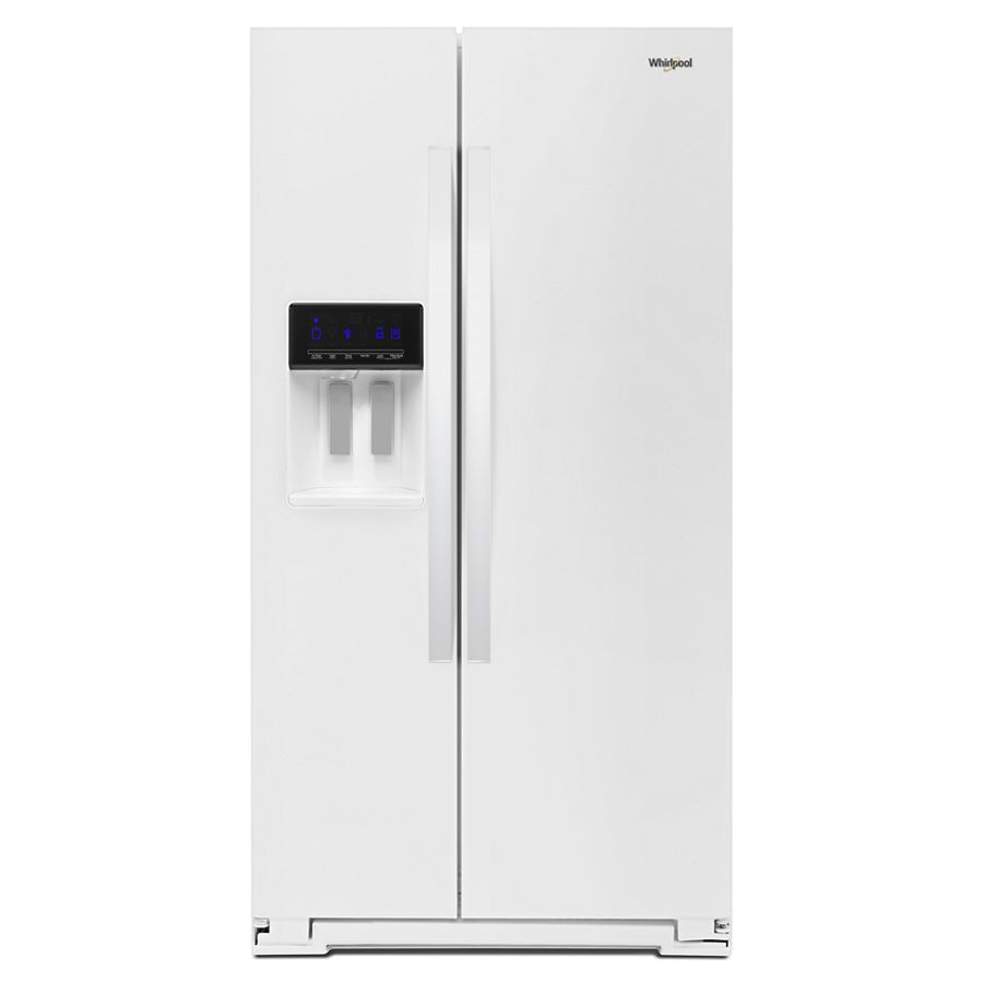 Whirlpool 36-inch Wide Counter Depth Side-by-Side Refrigerator - 21 cu. ft. White WRS571CIHW Picture 1