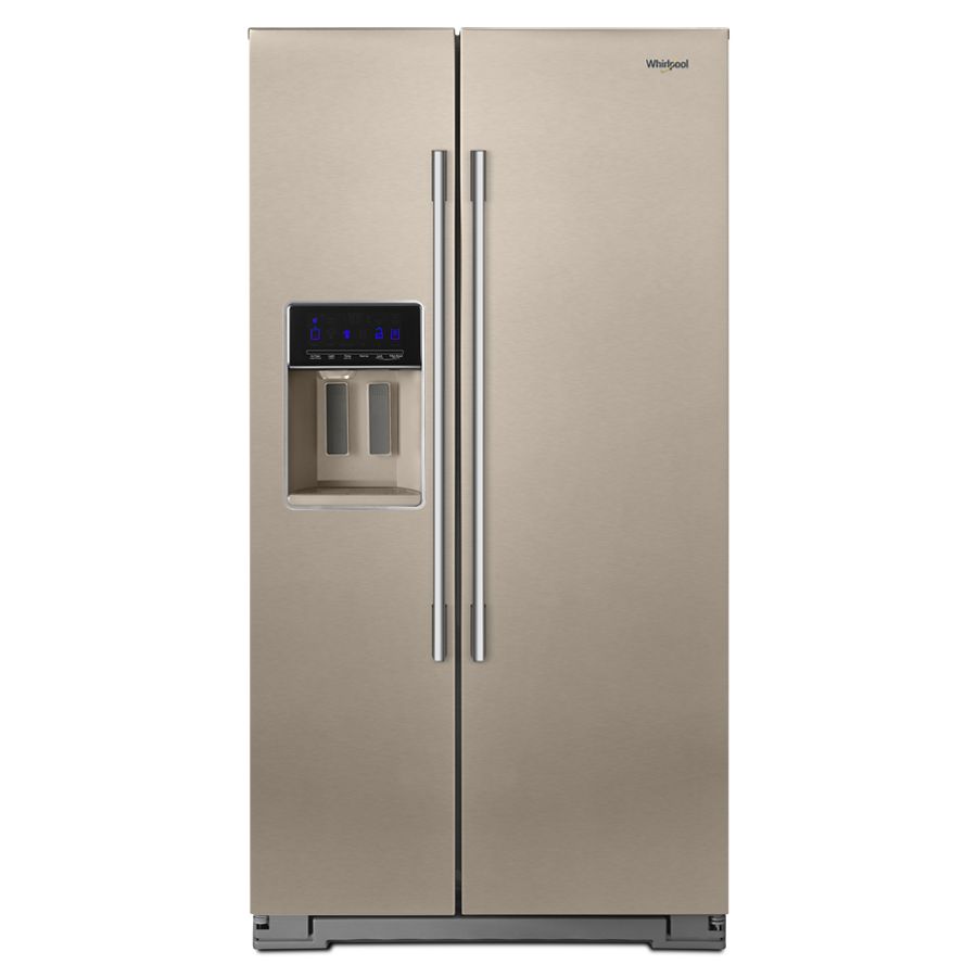 Whirlpool 36-inch Wide Contemporary Handle Counter Depth Side-by-Side Refrigerator - 21 cu. ft. Fingerprint Resistant Sunset Bronze Sunset Bronze WRSA71CIHN Picture 1