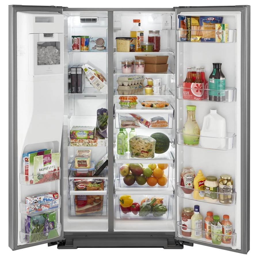 36-inch Wide Contemporary Handle Counter Depth Side-by-Side Refrigerator - 21 cu. ft. WRSA71CIHZ