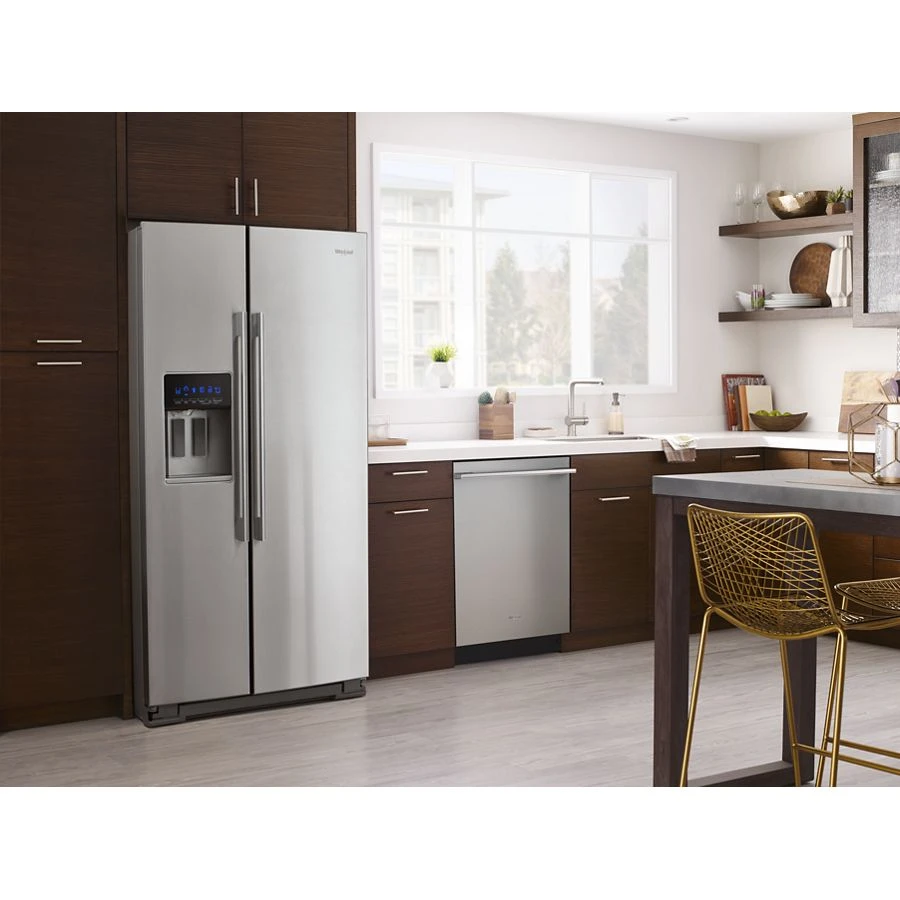 36-inch Wide Contemporary Handle Counter Depth Side-by-Side Refrigerator - 21 cu. ft. WRSA71CIHZ