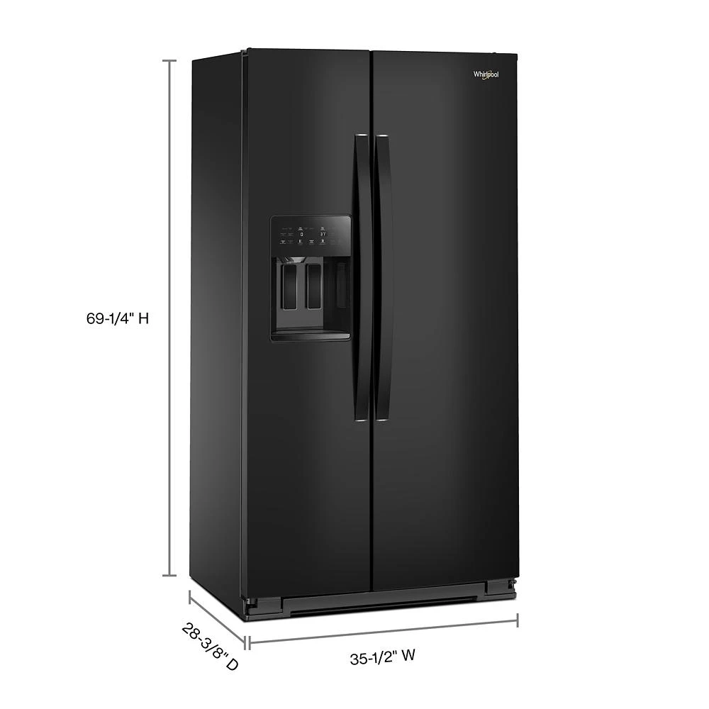36-inch Counter Depth Side-by-Side Refrigerator with TruCool™ System WRSC5536RB