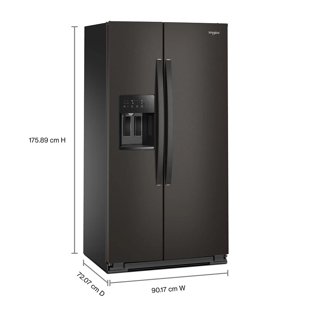36-inch Counter Depth Side-by-Side Refrigerator with TruCool™ System WRSC5536RV