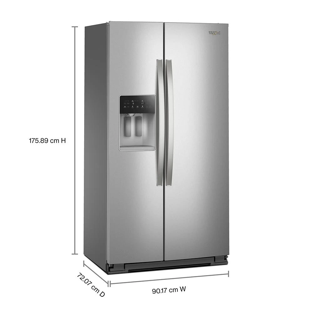 36-inch Counter Depth Side-by-Side Refrigerator with TruCool™ System WRSC5536RZ