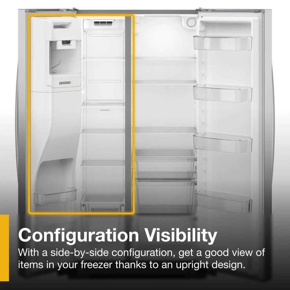 36-inch Counter Depth Side-by-Side Refrigerator with TruCool™ System WRSC5536RZ