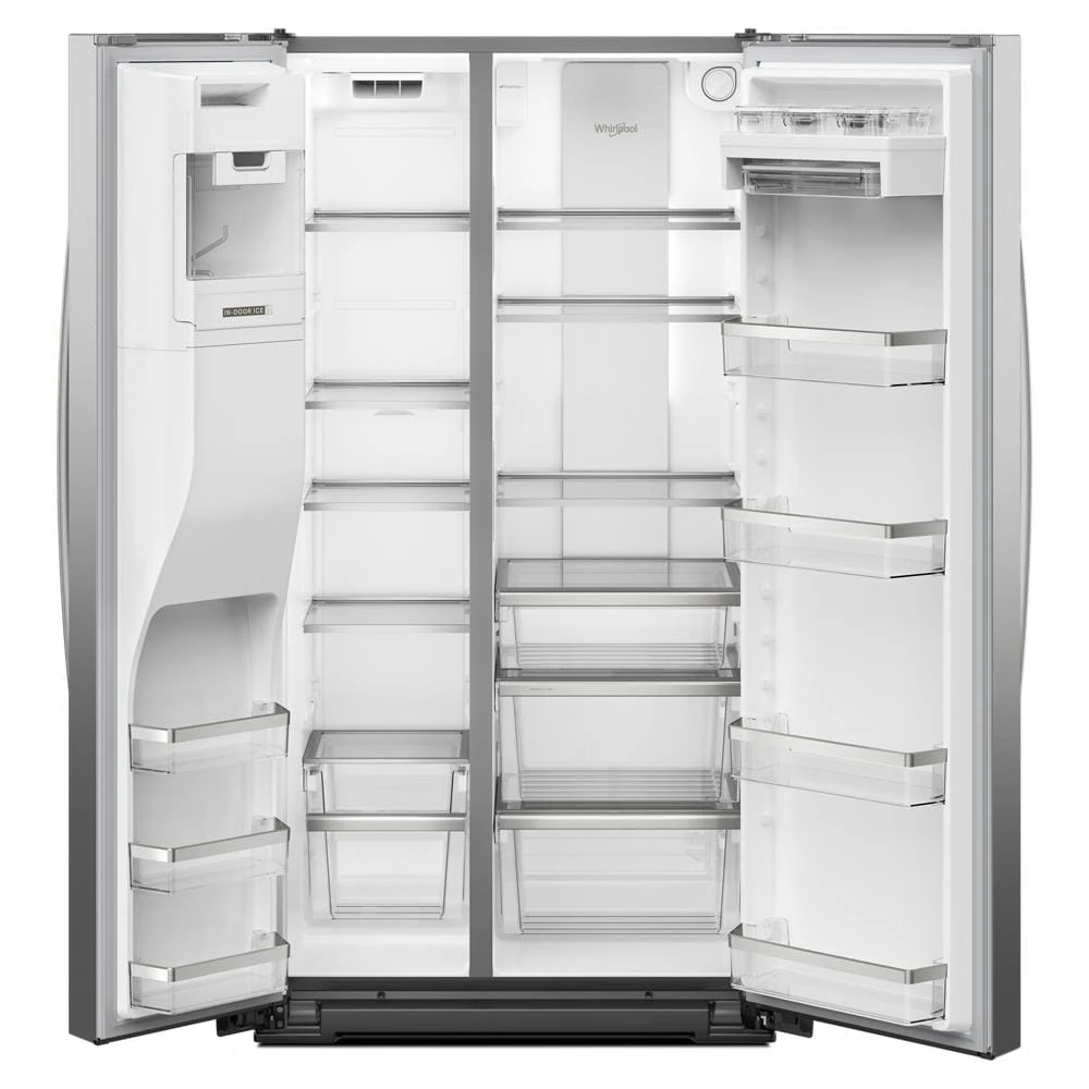 36-inch Counter Depth Side-by-Side Refrigerator with Prep & Store Bins WRSC6536RZ