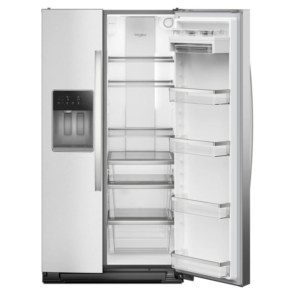 36-inch Counter Depth Side-by-Side Refrigerator with Prep & Store Bins WRSC6536RZ
