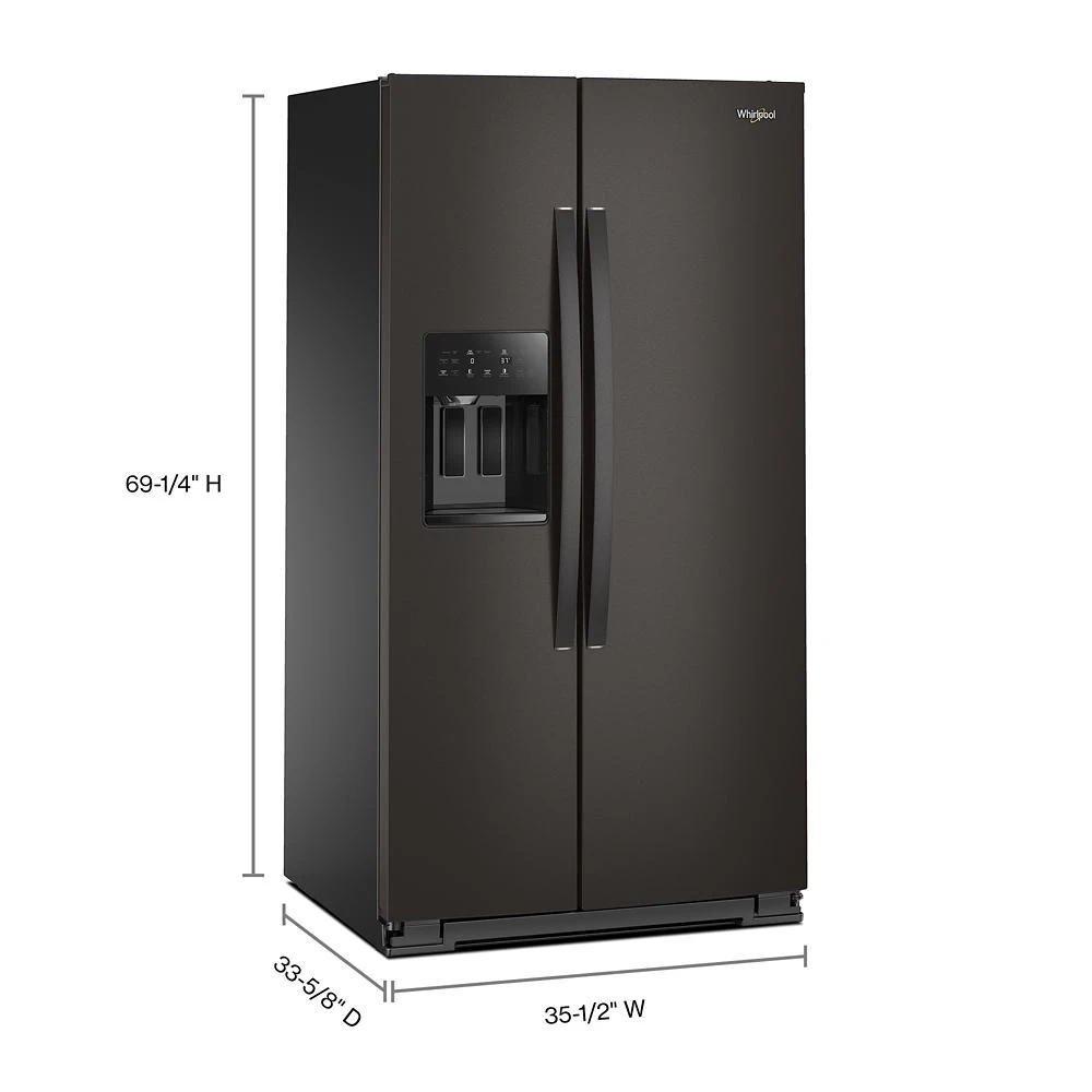 36-inch Standard Depth Side-by-Side Refrigerator with TruCool™ System WRSF5536RV