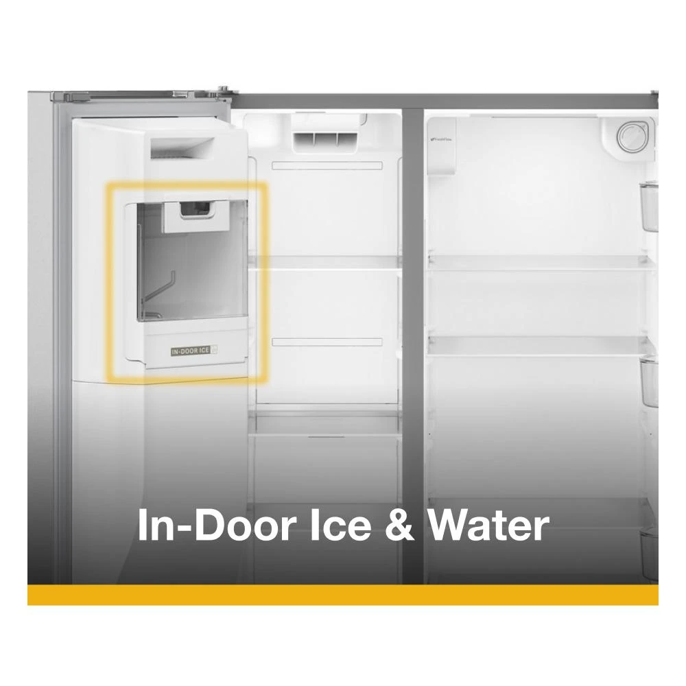 36-inch Standard Depth Side-by-Side Refrigerator with TruCool™ System WRSF5536RZ