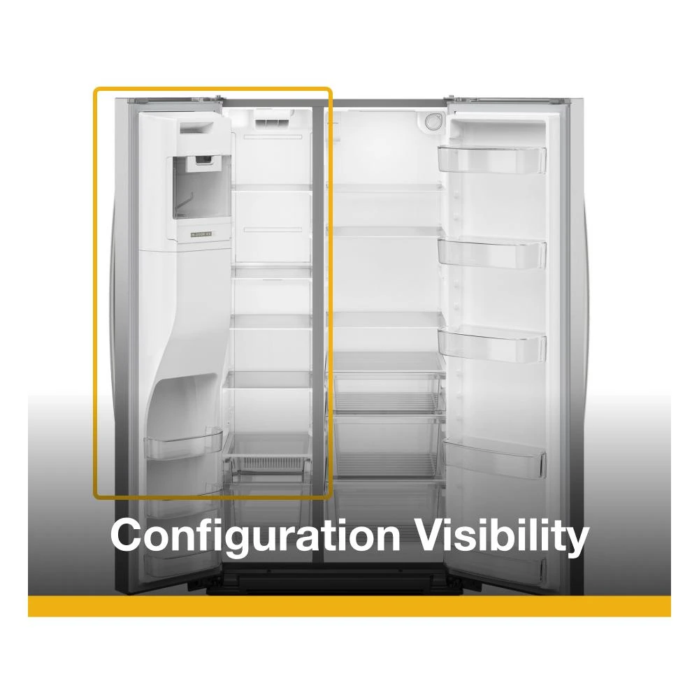 36-inch Standard Depth Side-by-Side Refrigerator with TruCool™ System WRSF5536RZ