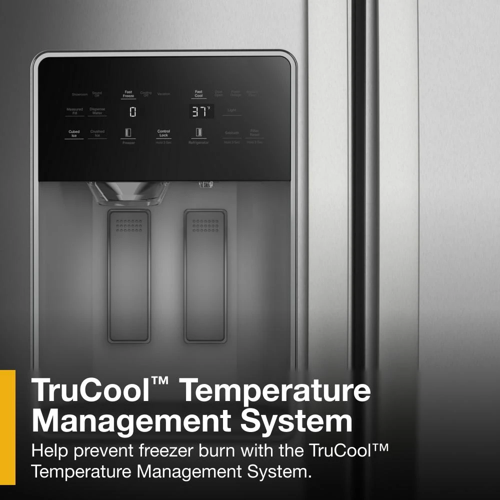 36-inch Standard Depth Side-by-Side Refrigerator with TruCool™ System WRSF5536RZ
