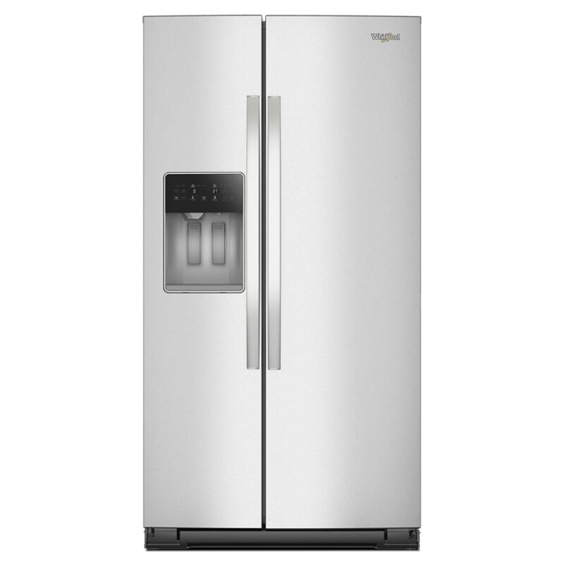 Whirlpool 36-inch Wide Side-by-Side Refrigerator - 28 cu. ft. Fingerprint-Resistant Stainless Finish WRSF5836RZ Picture 1