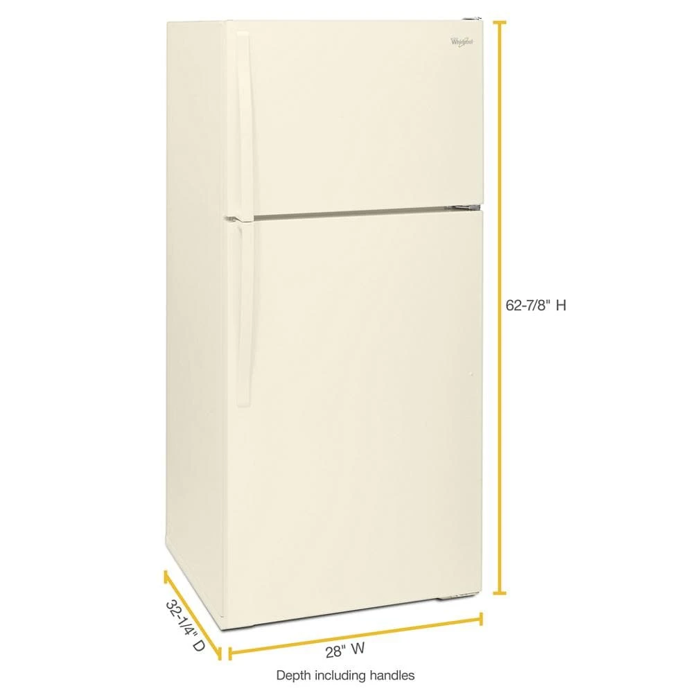 28-inch Wide Top Freezer Refrigerator - 14 Cu. Ft. WRT104TFDT