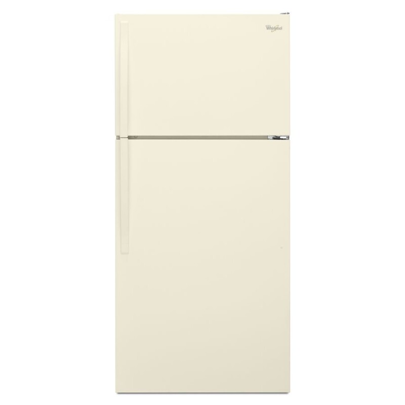 Whirlpool 28-inch Wide Top Freezer Refrigerator - 14 Cu. Ft. Biscuit-on-Biscuit WRT104TFDT Picture 1