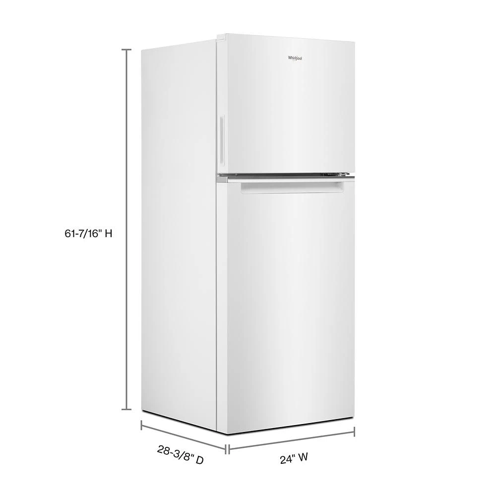 24-inch Wide Small Space Top-Freezer Refrigerator - 11.6 cu. ft. WRT112CZJW
