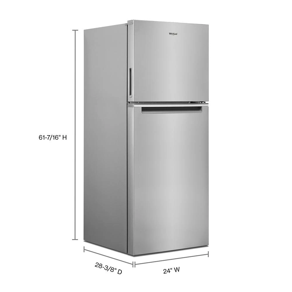 24-inch Wide Small Space Top-Freezer Refrigerator - 11.6 cu. ft. WRT112CZJZ