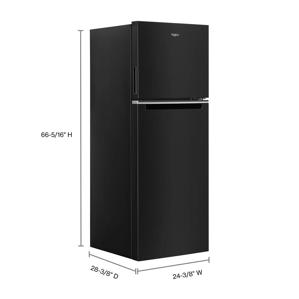 24-inch Wide Small Space Top-Freezer Refrigerator - 12.9 cu. ft. WRT313CZLB