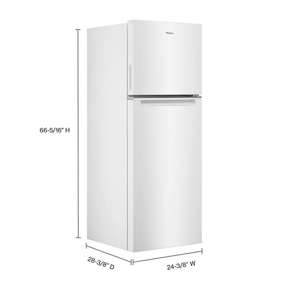 24-inch Wide Small Space Top-Freezer Refrigerator - 12.9 cu. ft. WRT313CZLW