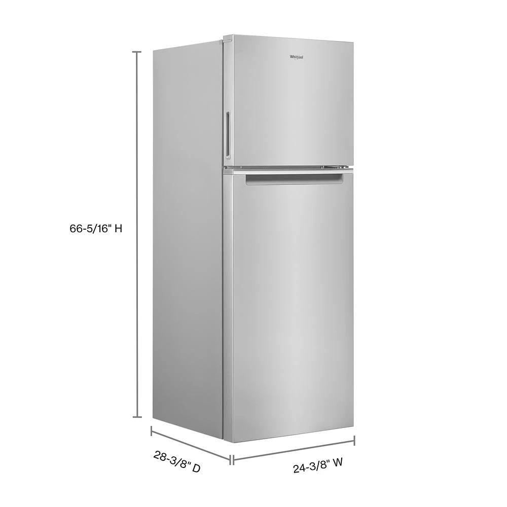 24-inch Wide Small Space Top-Freezer Refrigerator - 12.9 cu. ft. WRT313CZLZ