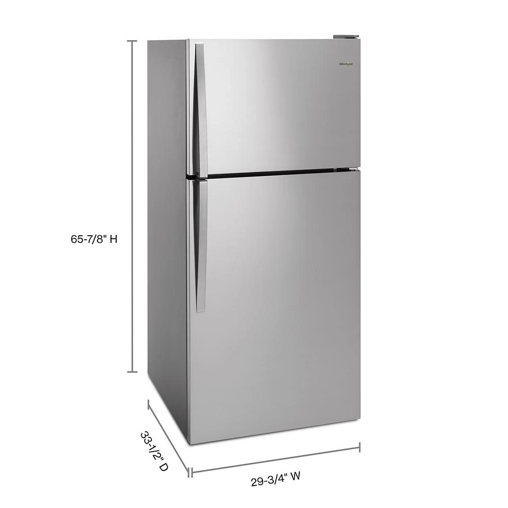 30-inch Wide Top Freezer Refrigerator - 18 cu. ft. WRT318FMDM