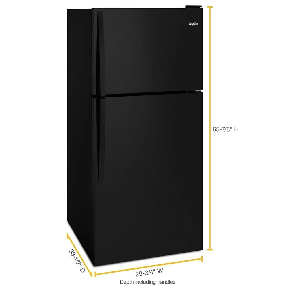 30-inch Wide Top Freezer Refrigerator - 18 cu. ft. WRT318FZDB